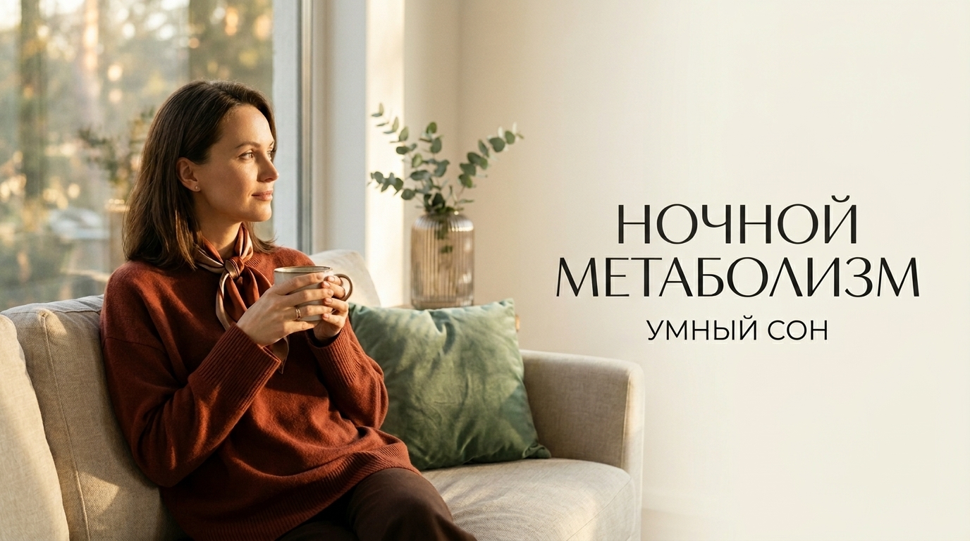 { "result": { "filename": "night-metabolism-weight-loss-2026", "title": "Запуск ночного метаболизма: снижение веса и избавление от отеков", "alt": "Умные решения 2026 года для запуска ночного метаболизма, безопасного снижения веса во сне и борьбы с утренними отеками", "caption": "Худейте во сне: как победить вечерний аппетит и просыпаться без отеков", "info": "Иллюстрация к статье об инновационных методах 2026 года по ускорению метаболизма во время сна. Визуализирует концепцию здорового отдыха, избавления от переедания на ночь и утренней отечности." } }