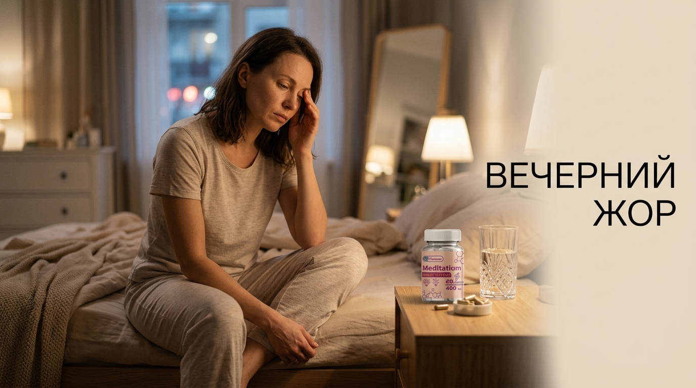 { "result": { "filename": "night-overeating-weight-loss", "title": "Как победить вечерний жор и запустить похудение во сне", "alt": "Причины вечерней тяги к холодильнику, утренних отеков и секреты жиросжигания во время сна", "caption": "Вечерний жор — это не слабая воля. Узнайте, как снизить кортизол и худеть ночью без стресса.", "info": "Иллюстрация к материалу о проблеме ночного переедания. Раскрываются физиологические причины тяги к еде по вечерам, связь высокого кортизола с утренними отеками и застоем веса, а также даются рекомендации по безопасному ускорению метаболизма для естественного жиросжигания во время сна." } }