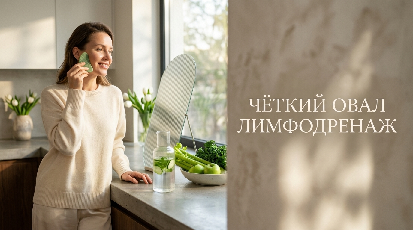 { "result": { "filename": "lymphatic-drainage-face-contour-2026", "title": "Подтяжка овала лица и лимфодренаж без инъекций", "alt": "Процедура лимфодренажного массажа лица для снятия утренних отеков, устранения брылей и формирования четких скул без уколов", "caption": "Естественные методы лимфодренажа 2026 года для идеального контура лица", "info": "Иллюстрация к статье о современных способах естественного омоложения. Изображение демонстрирует методики снятия отечности, подтяжки овала лица и формирования выразительных скул с помощью лимфодренажа без применения инъекционной косметологии." } }