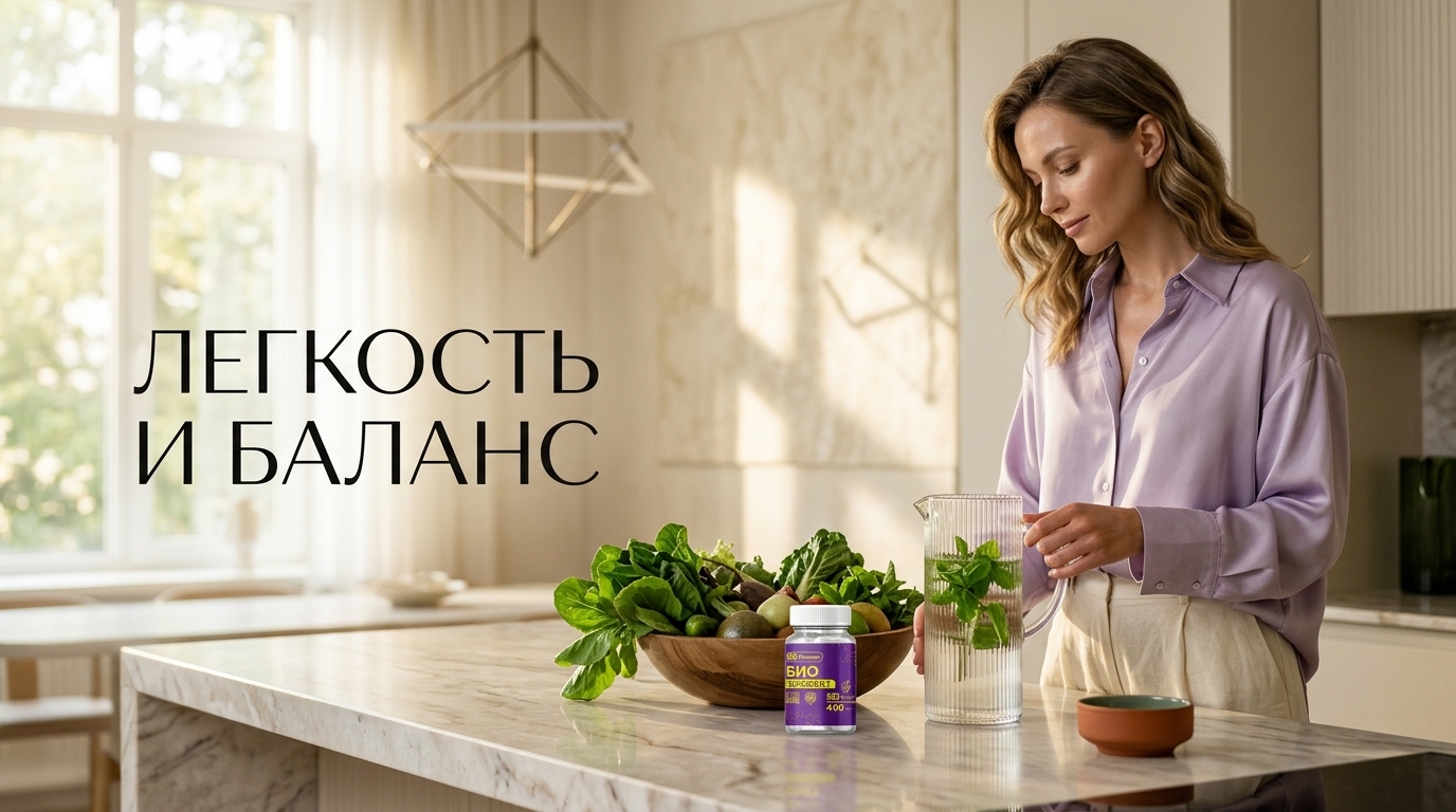 { "result": { "filename": "bioeffect-oteki-zapory-2026", "title": "БиоЭффект — натуральное решение от отеков и запоров", "alt": "Натуральное средство БиоЭффект для мягкого очищения кишечника, снятия утренних отеков, тяжести и избавления от запоров в 2026 году", "caption": "Верните себе легкость и здоровое пищеварение каждый день с помощью средства БиоЭффект.", "info": "Изображение для рекламной кампании 2026 года, посвященной препарату БиоЭффект. Иллюстрирует решение проблем с пищеварением: избавление от утренних отеков, чувства тяжести, вздутия живота и хронических запоров." } }