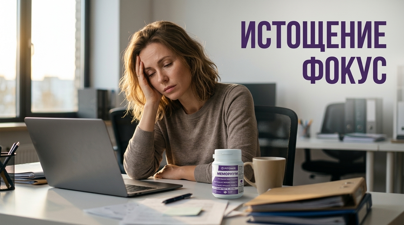 { "result": { "filename": "cognitive-exhaustion-nootropics", "title": "Как победить мозговой туман и улучшить память", "alt": "Иллюстрация когнитивного истощения и способов борьбы с мозговым туманом с помощью ноотропов для улучшения памяти", "caption": "Ноотропы как эффективное средство для борьбы с когнитивным истощением и восстановления концентрации.", "info": "Изображение к статье о проблемах с концентрацией внимания. Иллюстрирует разницу между обычной ленью и когнитивным истощением, а также концепцию использования ноотропных препаратов для возвращения ясности ума и улучшения работы мозга." } }