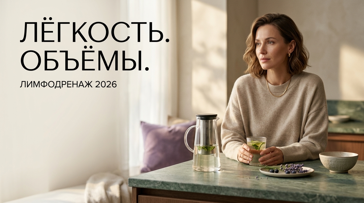 { "result": { "filename": "smart-lymphatic-drainage-fitness-trend-2026", "title": "Умный лимфодренаж против скрытых отеков: тренд 2026 года", "alt": "Девушка измеряет объемы тела сантиметровой лентой, концепция избавления от скрытых отеков с помощью умного лимфодренажа для похудения", "caption": "Умный лимфодренаж — эффективное решение проблемы скрытых отеков и главный тренд похудения 2026 года.", "info": "Иллюстрация к статье о причинах отсутствия результатов при регулярных тренировках. Изображение отражает проблему скрытой задержки жидкости в организме и представляет умный аппаратный или ручной лимфодренаж как инновационный способ снижения веса." } }