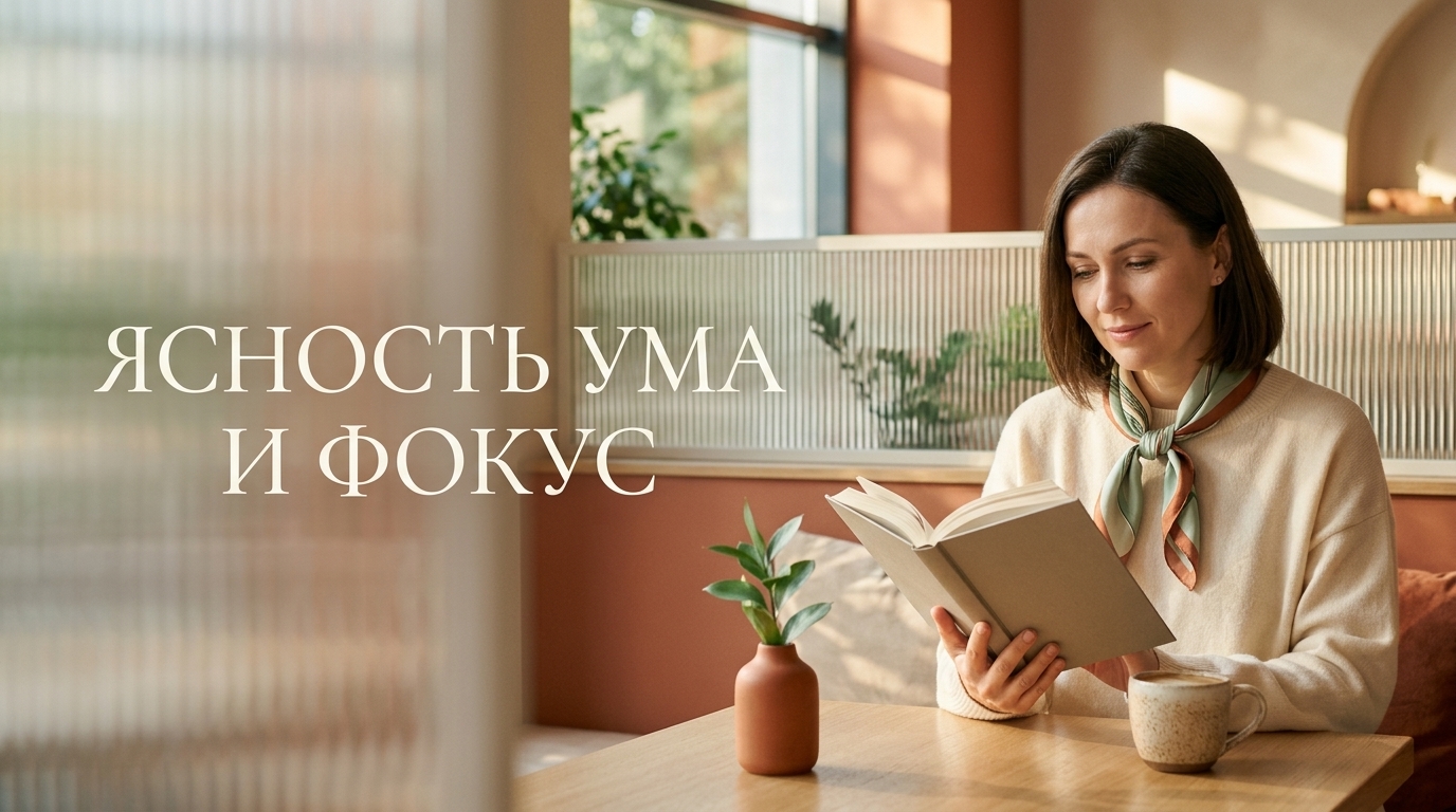 ```json { "result": { "filename": "memorium-brain-clarity-2026", "alt": "Иллюстрация, показывающая ясность ума и улучшение работы мозга после приема фито-ноотропа Мемориум", "caption": "Верните ясность ума и концентрацию в 2026 году с Мемориум.", "title": "Мемориум: фито-ноотроп для улучшения памяти и концентрации", "info": "Изображение для статьи о фито-ноотропе Мемориум, помогающем справиться с «затуманенностью» головы, зависанием мозга и улучшить когнитивные функции." } } ```