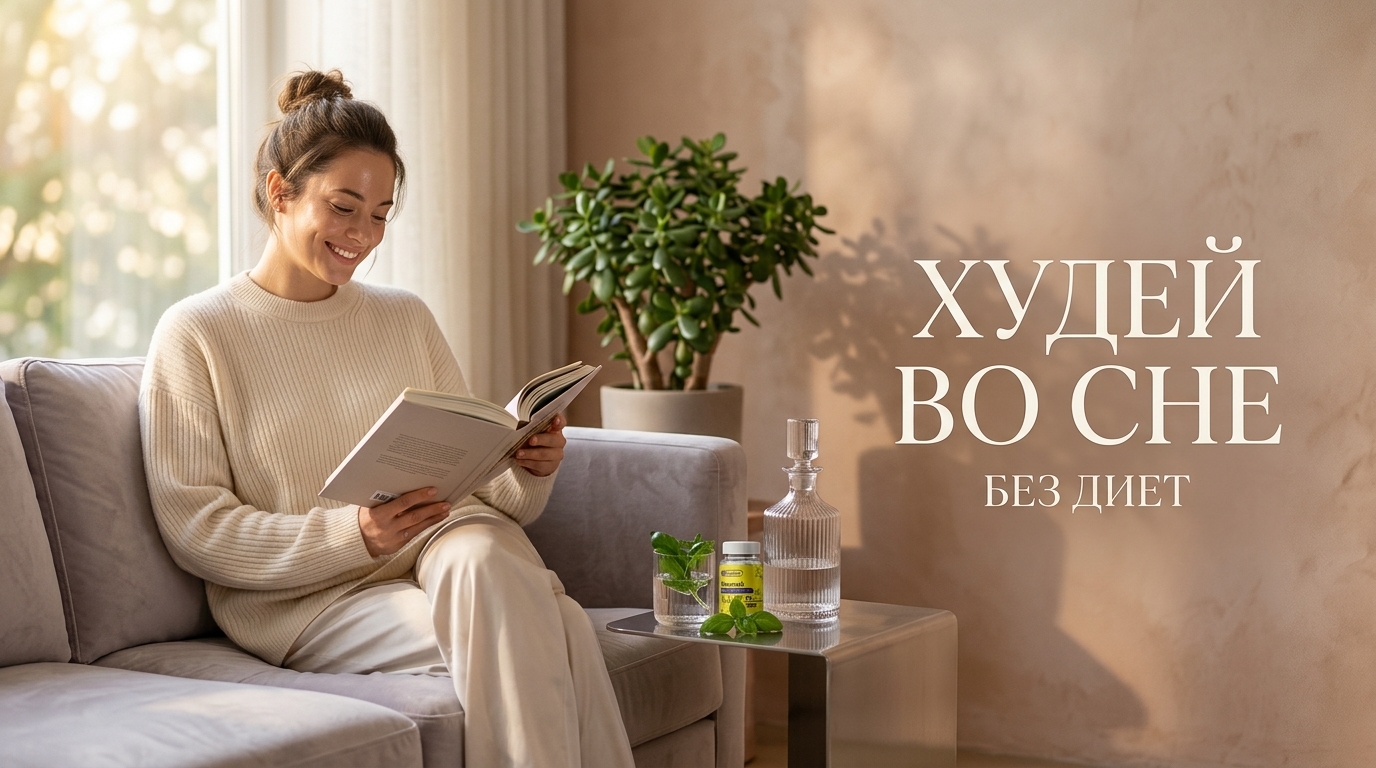 { "result": { "filename": "nochnoy-zhiroszhigatel-pohudenie-vo-sne", "alt": "Иллюстрация средства для ночного жиросжигания, избавления от отеков и похудения во сне", "caption": "Как похудеть во сне и убрать отеки без диет — главный тренд 2026 года.", "title": "Ночной жиросжигатель: тренд 2026 года", "info": "Графическое изображение, иллюстрирующее концепцию ночного похудения, борьбы с вечерним голодом и снятия отеков с помощью инновационного тренда 2026 года." } }