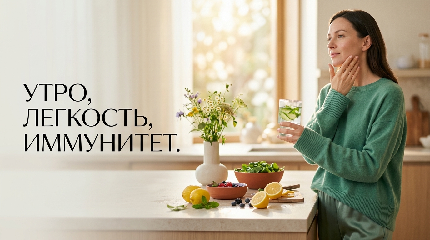 { "result": { "filename": "zdorovie-limfy-oteki-immunitet", "title": "Здоровье лимфы: как избавиться от утренних отеков", "alt": "Способы избавления от утренних отеков и улучшения работы лимфатической системы", "caption": "Секрет легкости и крепкого иммунитета кроется в здоровой лимфе.", "info": "Изображение для статьи о здоровье лимфатической системы, методах борьбы с утренними отеками и устранении застоев жидкости для укрепления иммунитета." } }